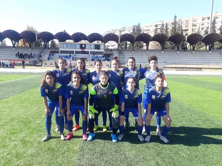 Tîma Amûda ya Jinan a Topapê bû Qehremana Sûriyê 